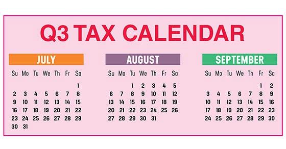 2023 Q3 tax calendar: Key deadlines for businesses and other employers Image